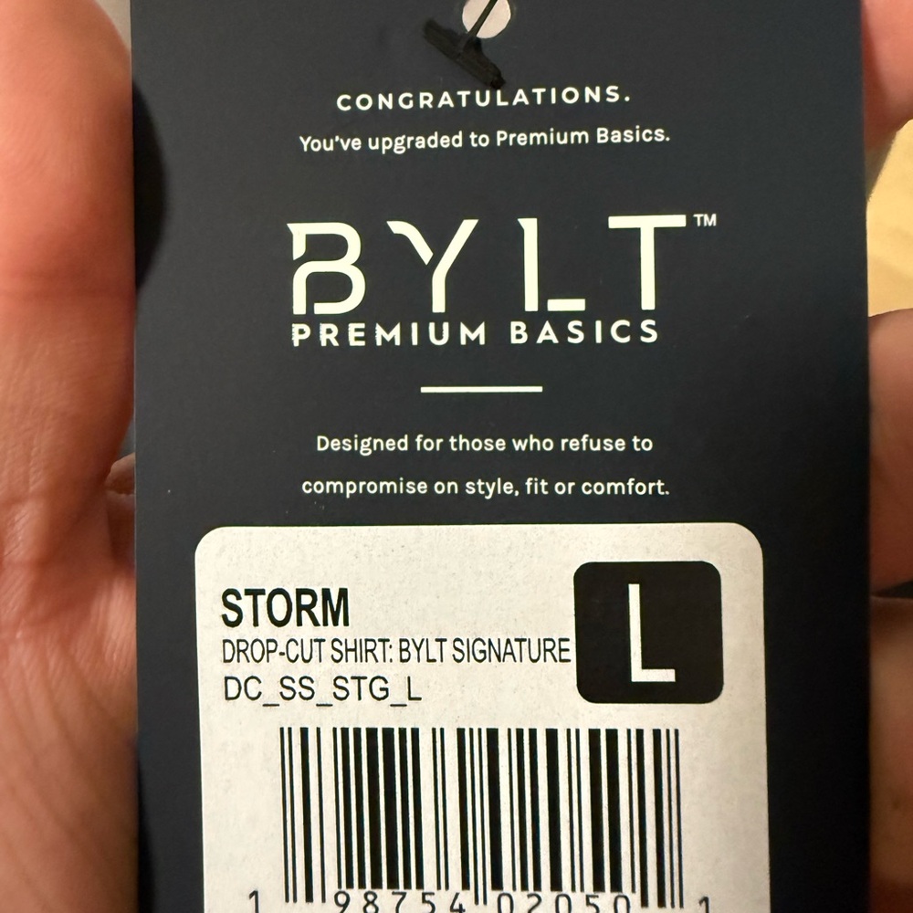 BYLT Basics Storm Signature Tee